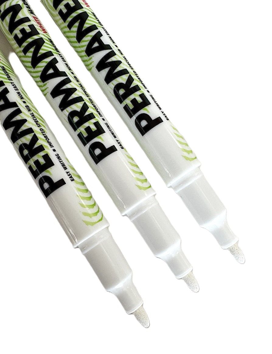 Маркер перманентний білий 1,0 мм (12 шт/уп) PM-9915 (SA-0382) Імпорт