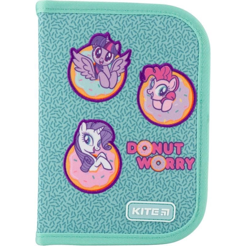 Пенал з наповненням 1 відділення 2 відворота Little Pony LP20-622H Kite