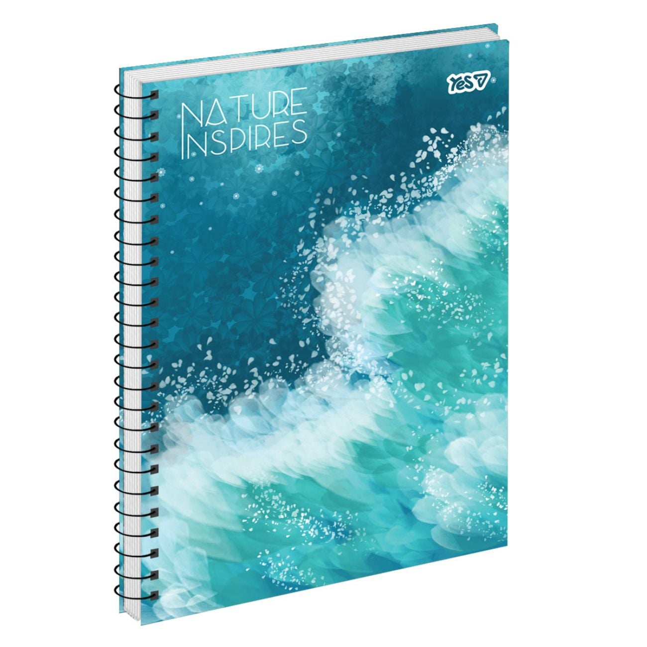 Блокнот Книга А4 на пружині 80 арк кліт Nature inspires 152265 YES!