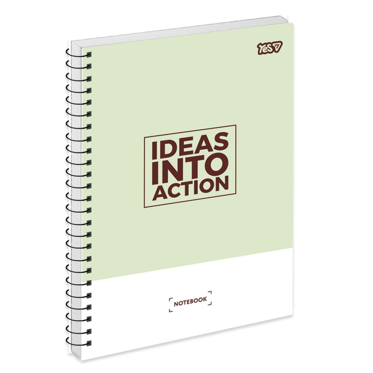 Блокнот Книга А4 на пружині 80 арк кліт Stay cool today 152277 YES!