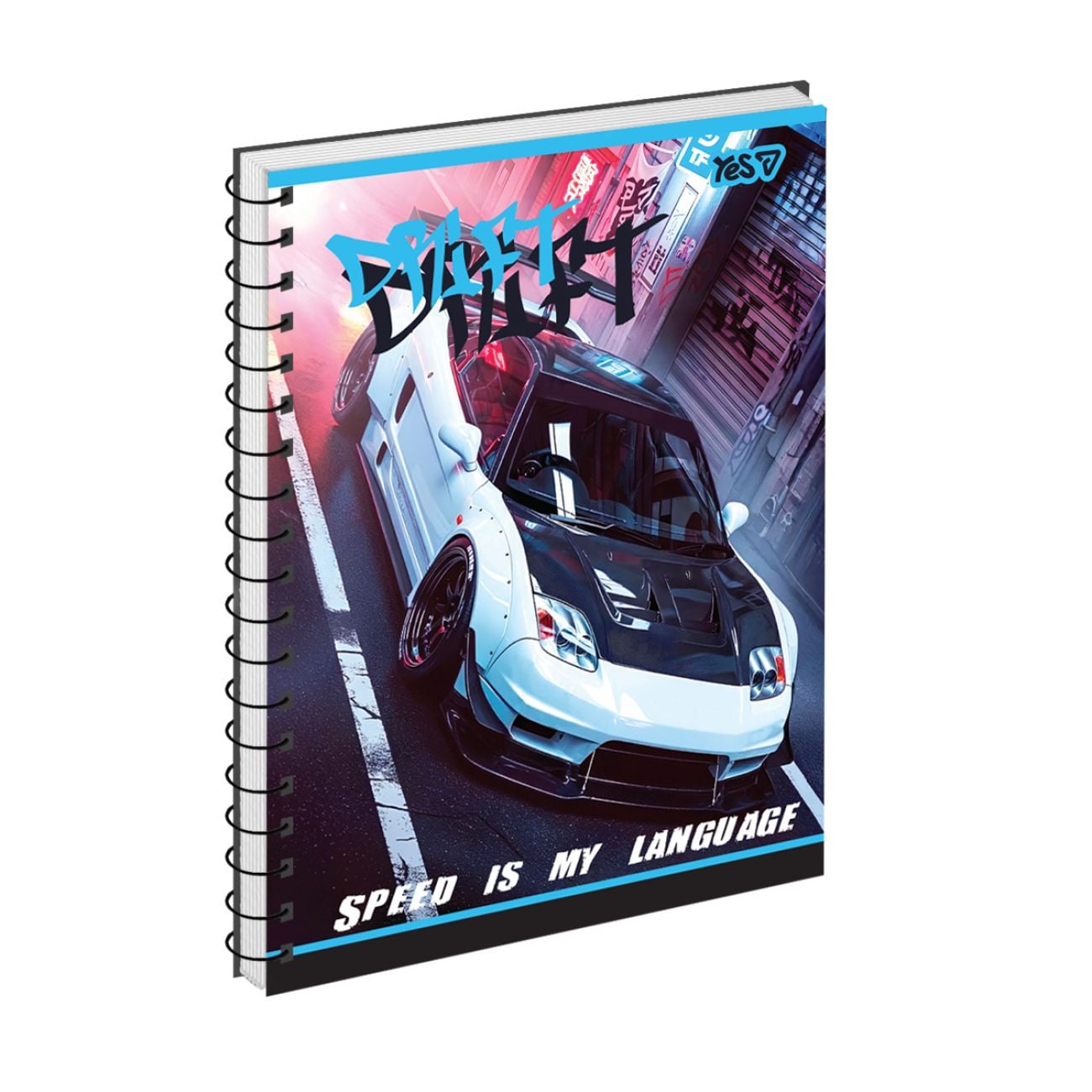 Блокнот А5 на пружині 80 арк кліт Drift 152442 YES!