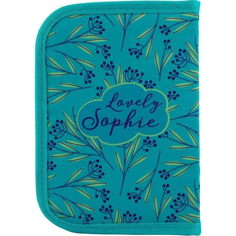 Пенал з наповненням 1 відділення 2 відворота Lovely Sophie K20-622H-1 Kite