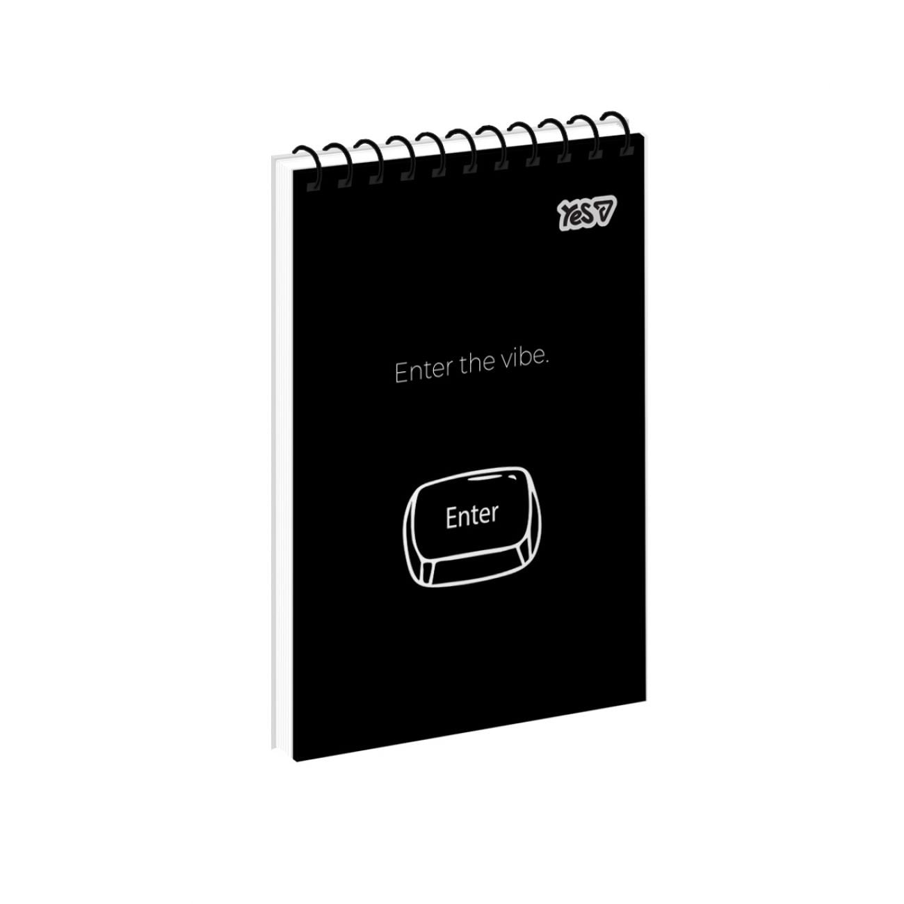 Блокнот А6 на пружині 80 арк кліт A World without Borders. Enter 152482 YES!