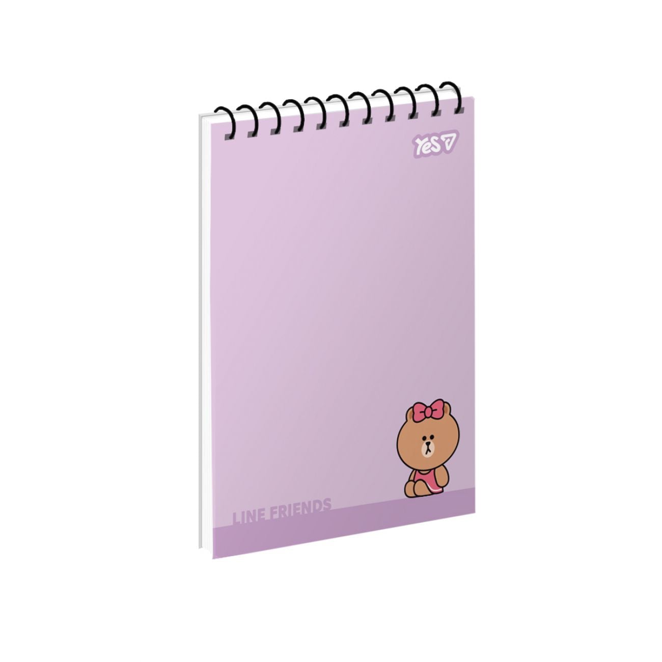 Блокнот А6 на пружині 80 арк кліт Line Friends. Sweet couple 152464 YES!