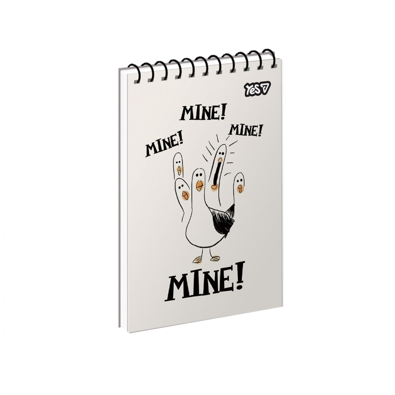 Блокнот А6 на пружині 80 арк кліт Mine! Mine! Mine! 152475 YES!