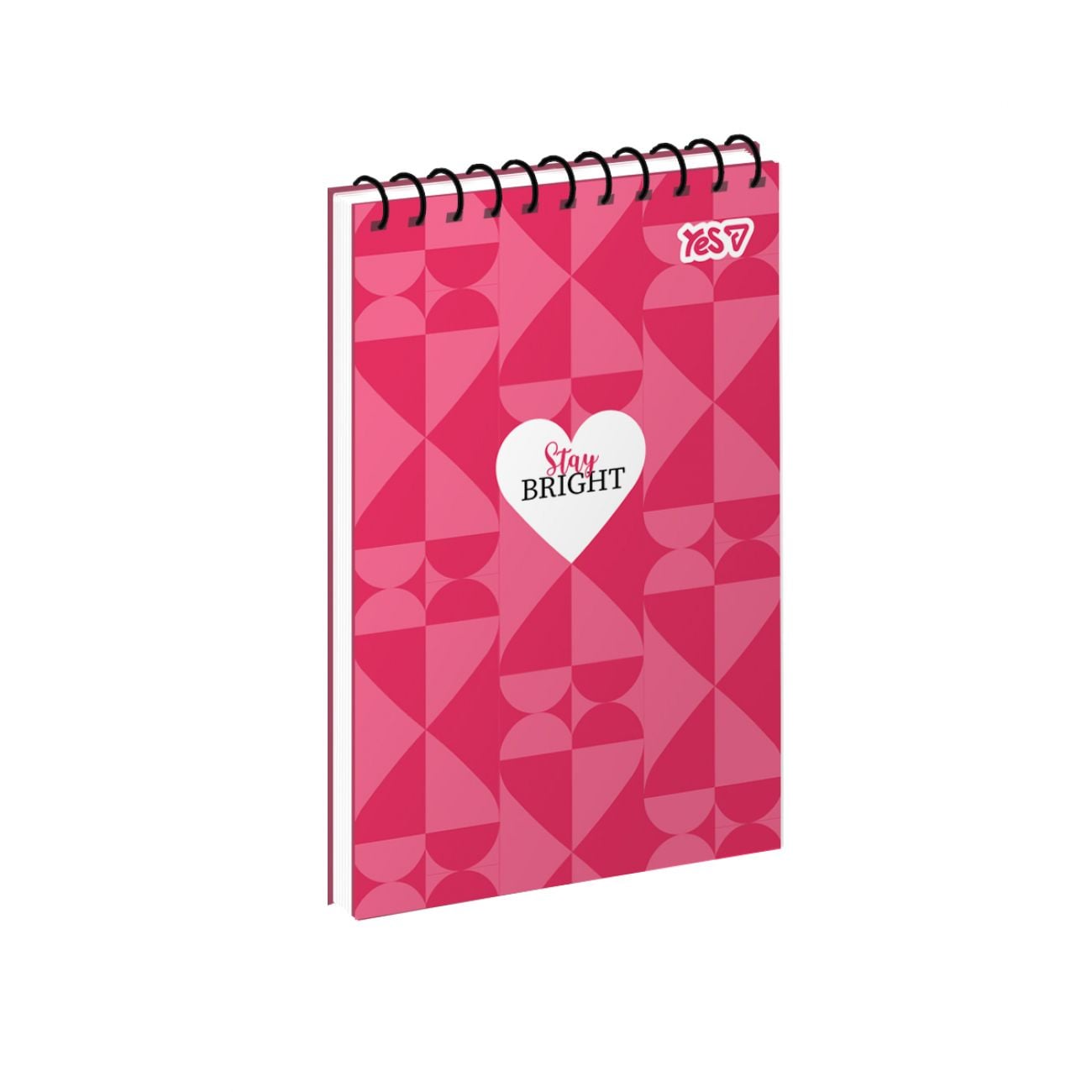 Блокнот А6 на пружині 80 арк кліт Stay Bright 152494 YES!