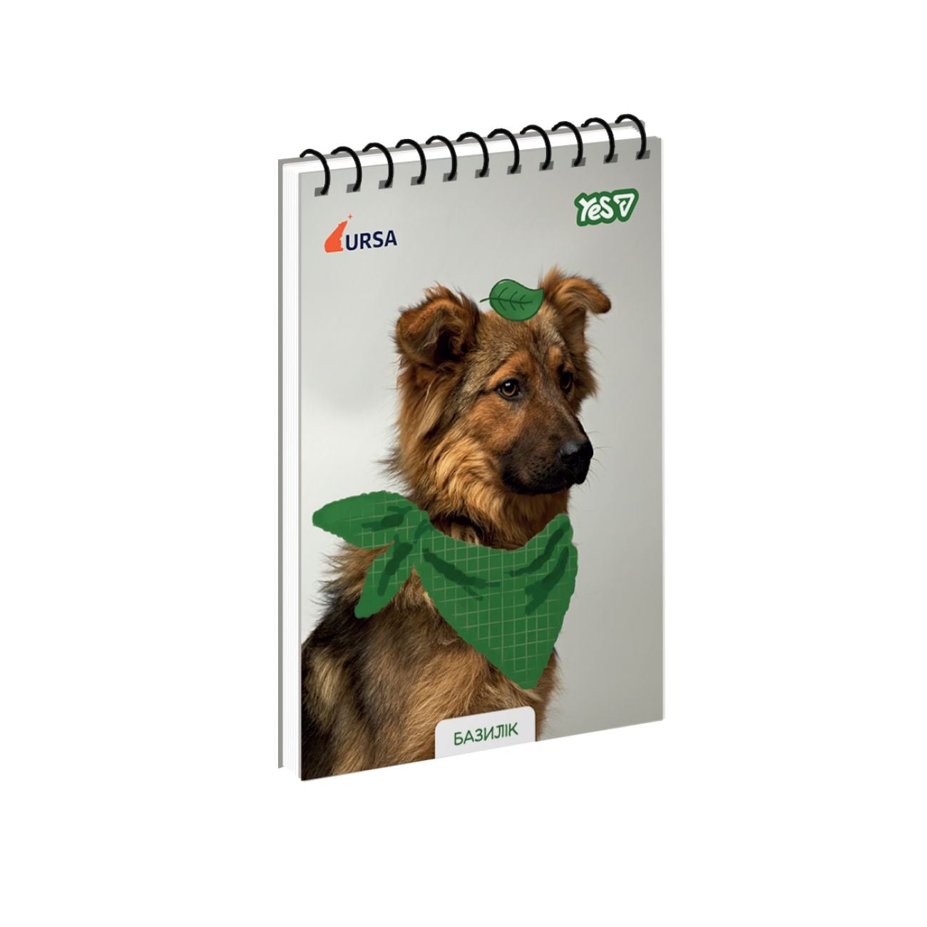 Блокнот А6 на пружині 80 арк кліт Ursa Базилік 152345 YES!