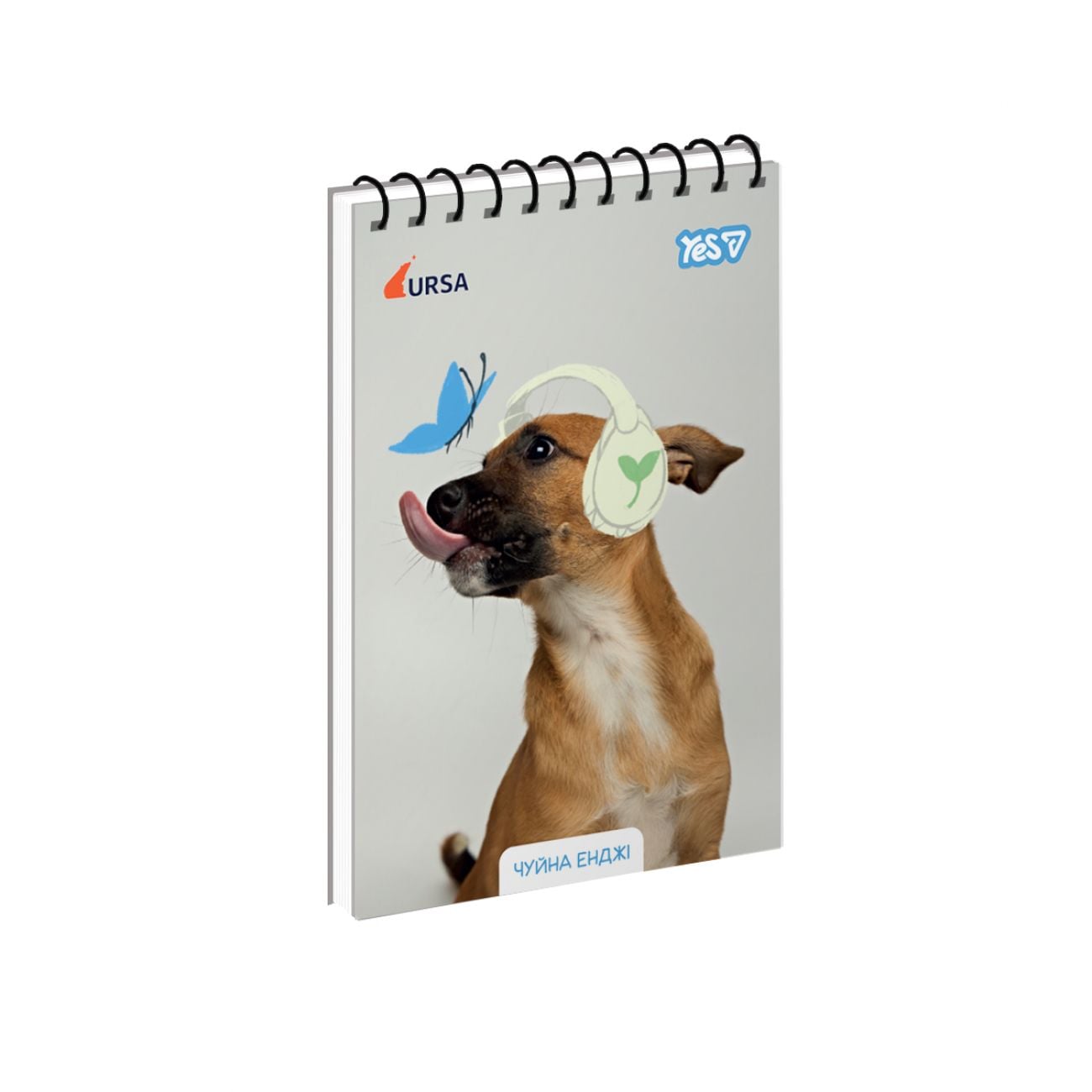 Блокнот А6 на пружині 80 арк кліт Ursa Чуйна Єнджи 152505 YES!