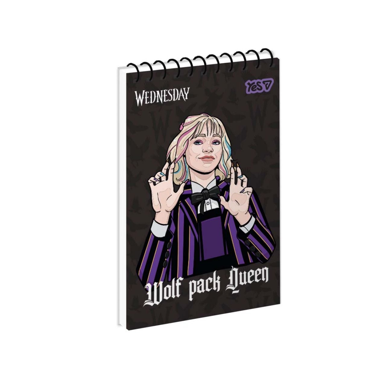 Блокнот А6 на пружині 80 арк кліт Wednesday. Born Unusual 152467 YES!