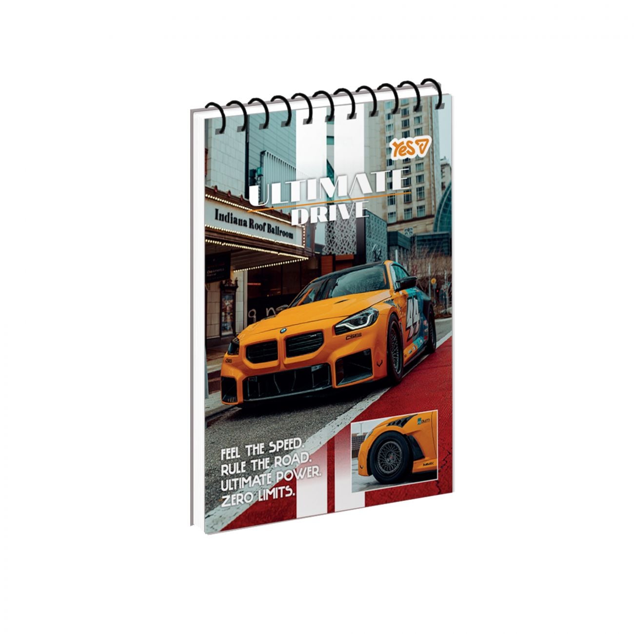 Блокнот А6 на пружині 80 арк кліт Zero Limits 152333 YES!