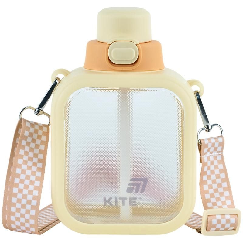 Пляшечка для води 700 мл жовта K25-1237-1 Axent