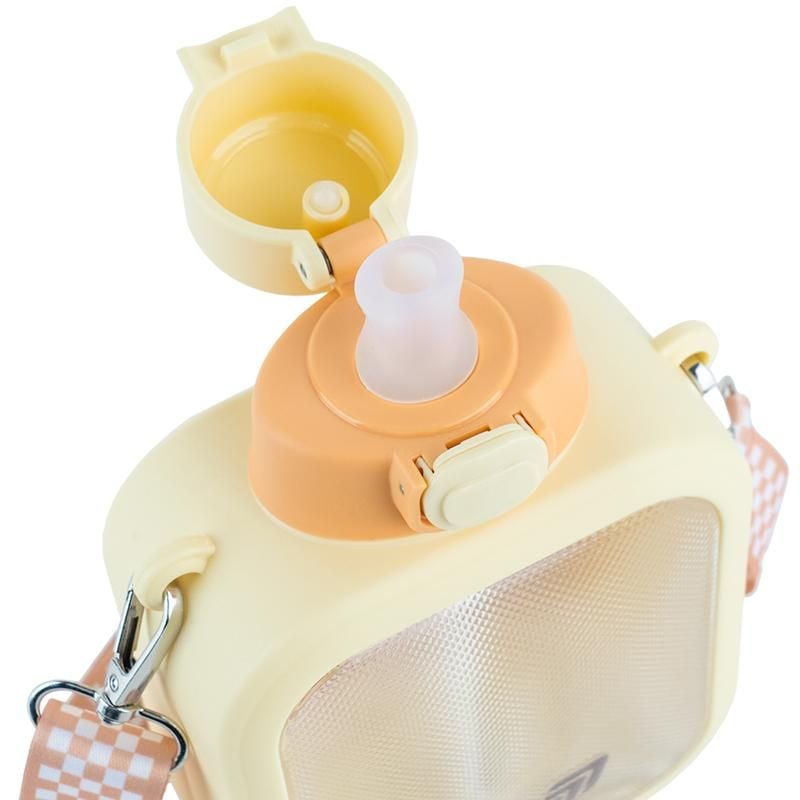 Пляшечка для води 700 мл жовта K25-1237-1 Axent