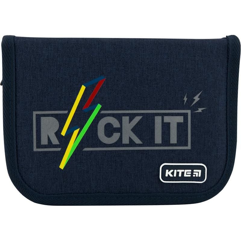 Пенал з наповненням 1 відділення 2 відворота Rock it K20-622H-10 Kite