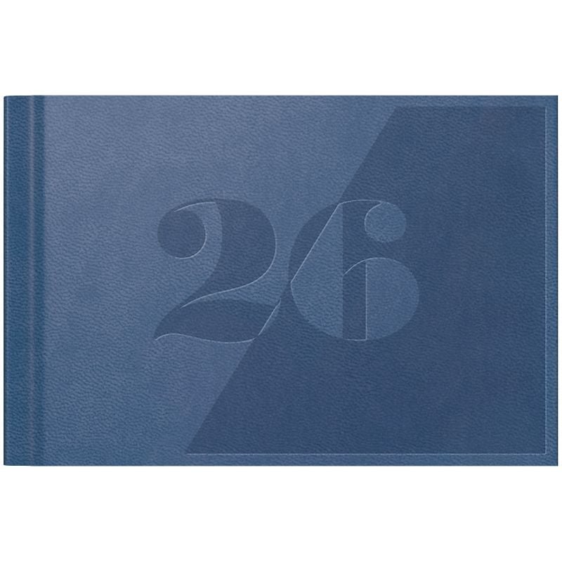 Блокнот щоденник кишеньковий 2026 Torino Trend синій 73-755 38 616 BRUNNEN