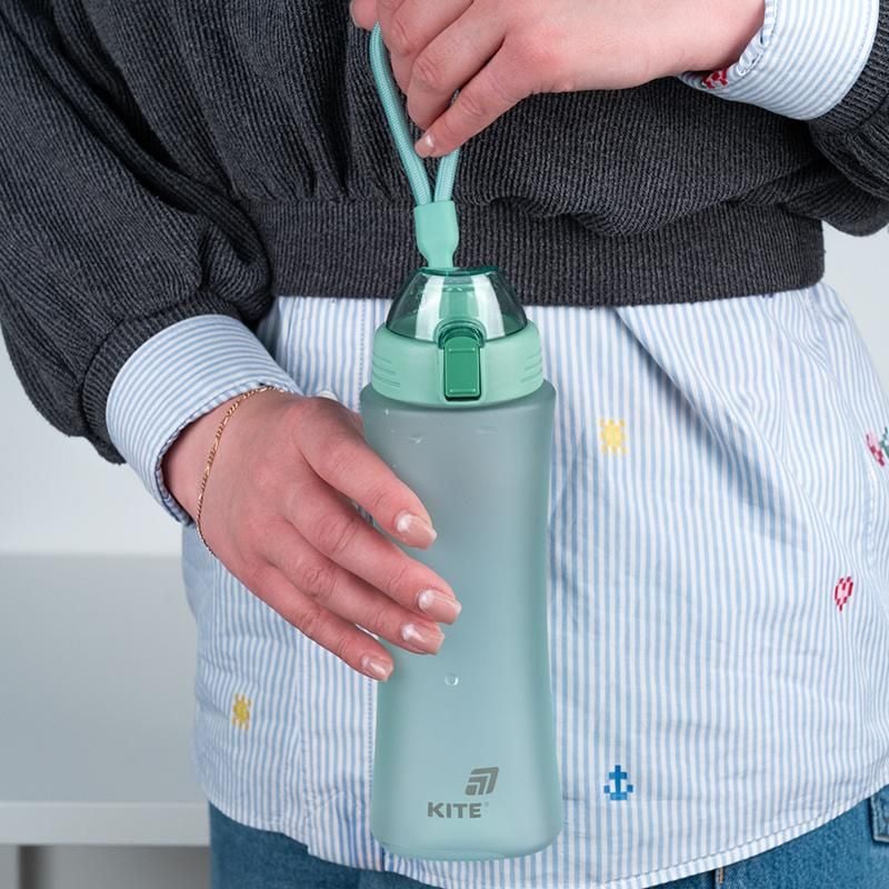 Пляшечка для води 660 мл бірюзова K25-1216-2 Kite