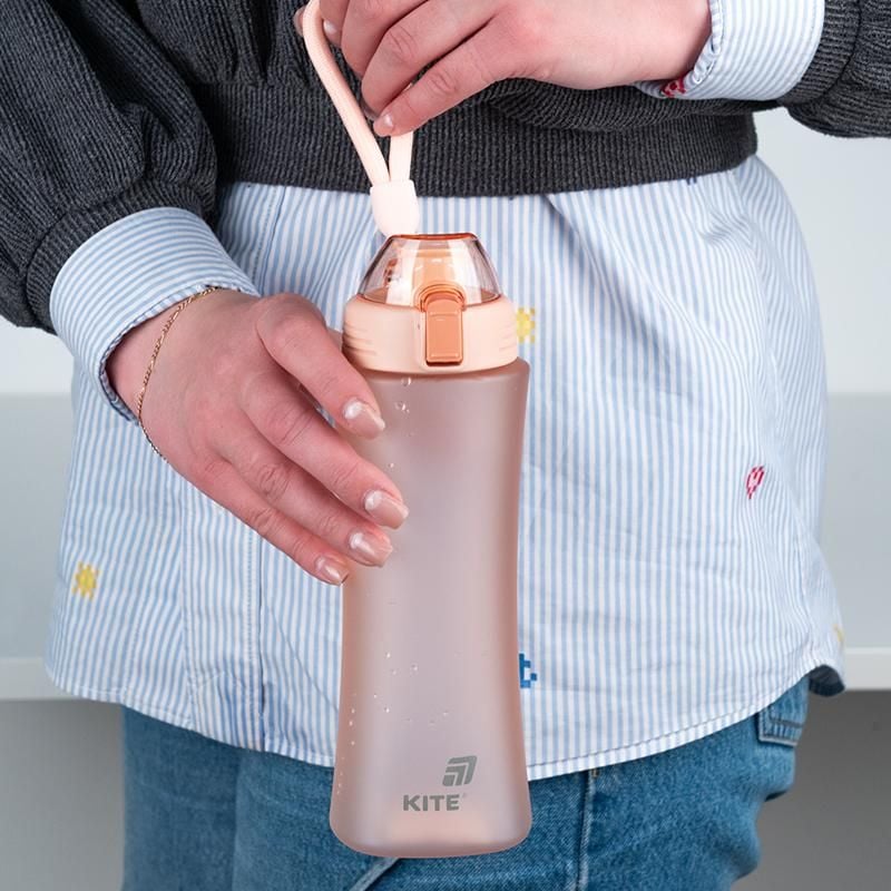 Пляшечка для води 660 мл рожева K25-1216-3 Kite