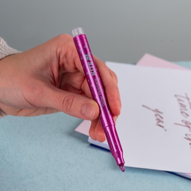 Фломастери з блискітками 6 кол Creative K-1147 Kite