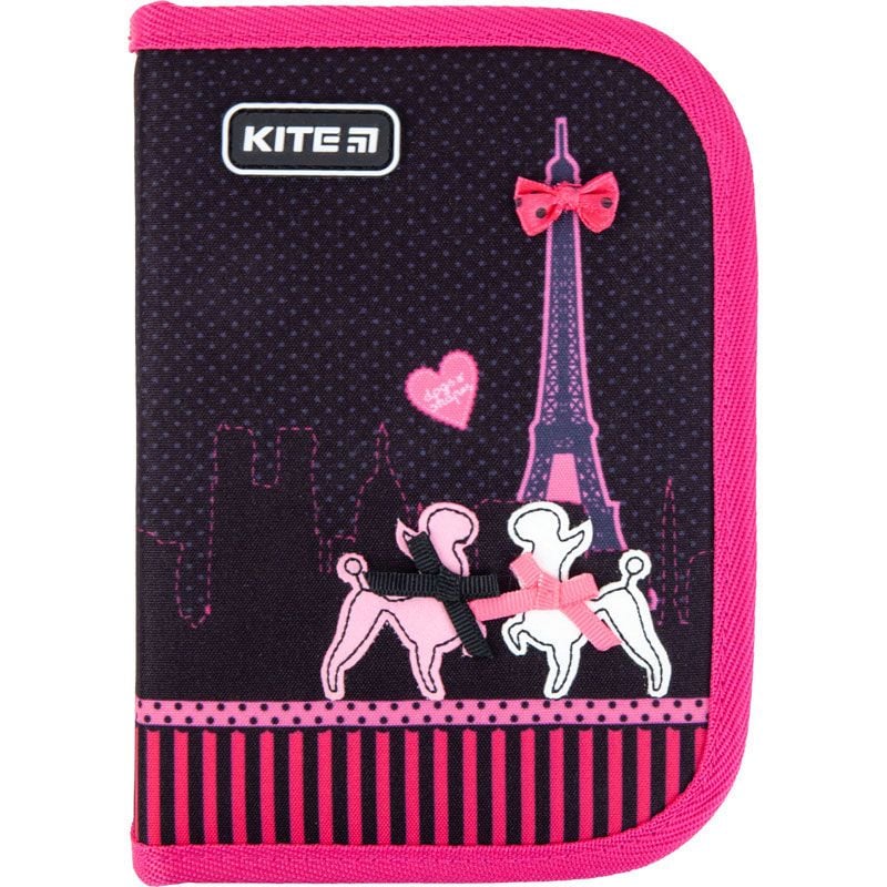 Пенал з наповненням 1 відділення 2 відворота Weekend K21-622H-1 Kite