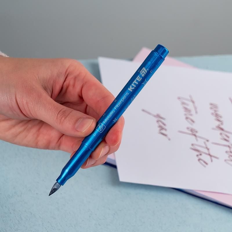 Фломастери браш металізовані 6 кол Creative K-1149 Kite