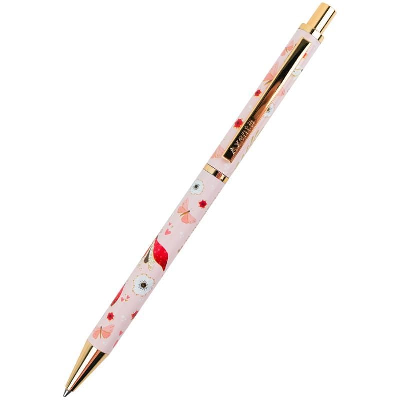 Ручка подарункова кулькова, металевий корпус, подарунковий тубус Secret Garden AB1177-02-TR Axent