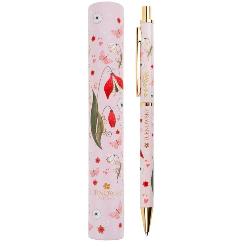 Ручка подарункова кулькова, металевий корпус, подарунковий тубус Secret Garden AB1177-02-TR Axent