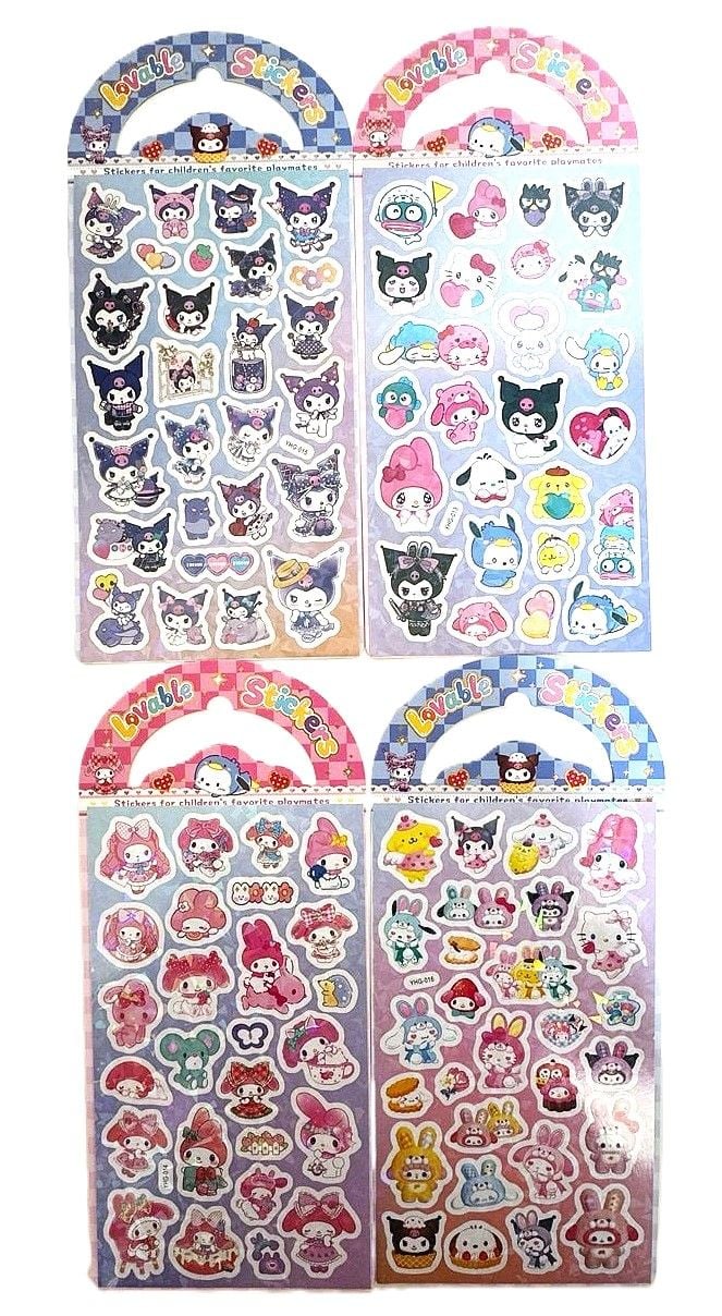 Наліпки 14*30 см голографичні (20 шт/уп) YHG(SA-0500) Імпорт