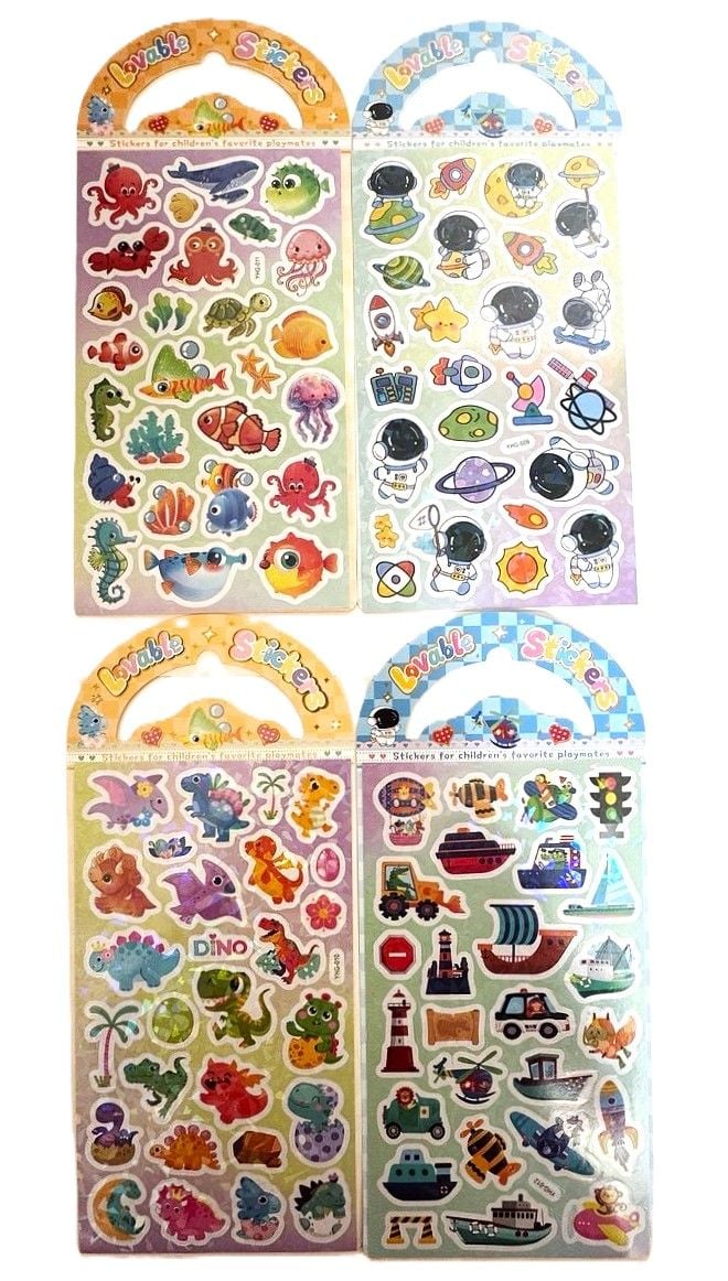 Наліпки 14*30 см голографичні (20 шт/уп) YHG(SA-0500) Імпорт