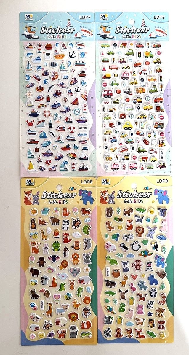 Наліпки 10*22 см  (20 шт/уп) LDP (SA-0494) Імпорт