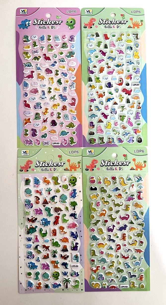 Наліпки 10*22 см  (20 шт/уп) LDP (SA-0494) Імпорт