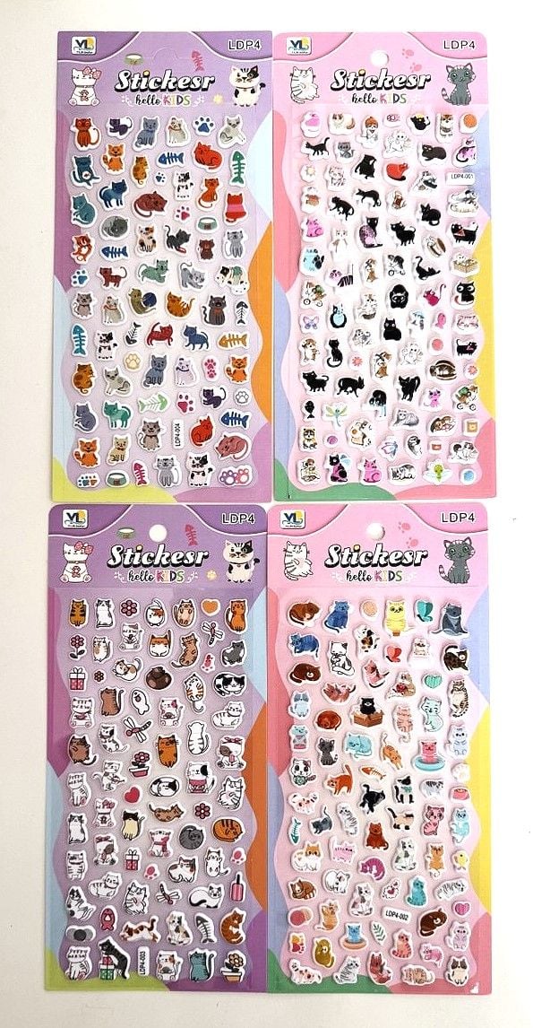 Наліпки 10*22 см  (20 шт/уп) LDP (SA-0494) Імпорт