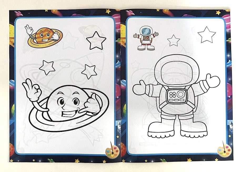 Розмальовка 21*28.5 см 8 арк (16 шт/уп) BK36903 (SA-0487) Імпорт