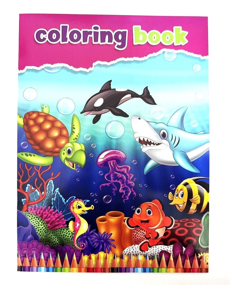 Розмальовка 21*28.5 см 8 арк (16 шт/уп) BK36903 (SA-0487) Імпорт