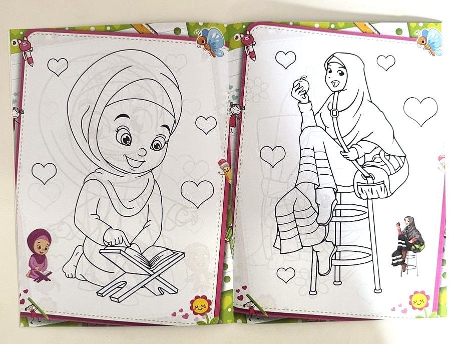 Розмальовка 21*28.5 см 8 арк (16 шт/уп) BK36903 (SA-0487) Імпорт