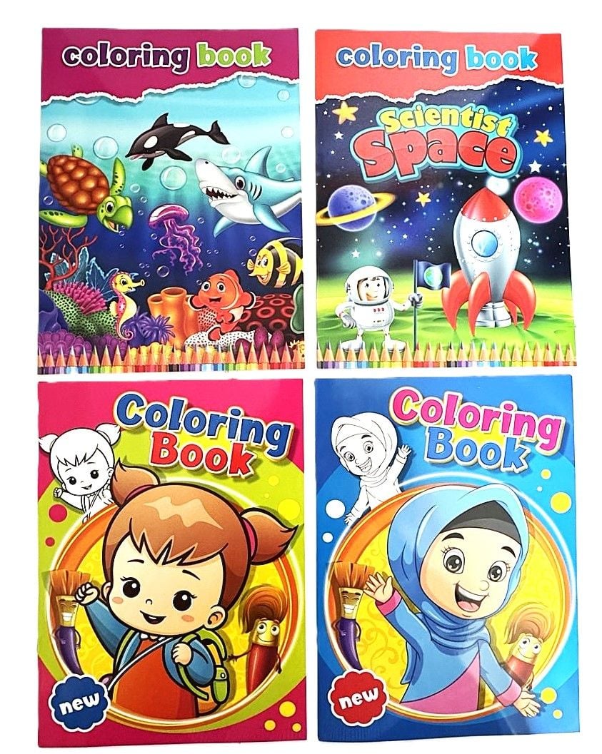 Розмальовка 21*28.5 см 8 арк (16 шт/уп) BK36903 (SA-0487) Імпорт