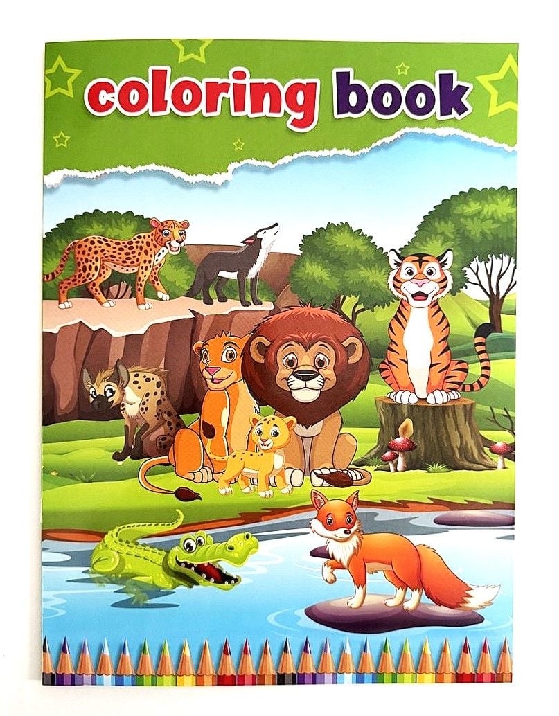 Розмальовка 21*28.5 см 8 арк (16 шт/уп) BK36903 (SA-0487) Імпорт