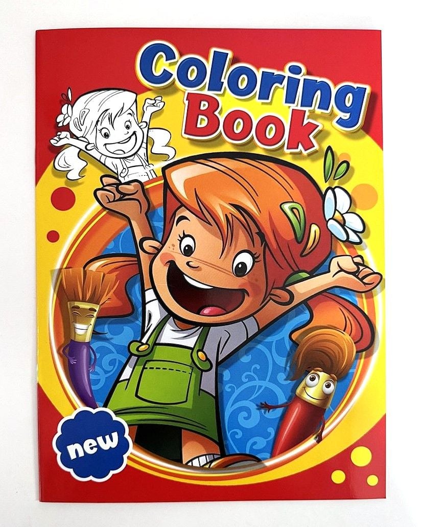 Розмальовка 21*28.5 см 8 арк (16 шт/уп) BK36903 (SA-0487) Імпорт