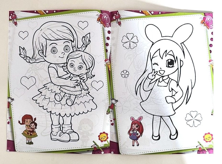 Розмальовка 21*28.5 см 8 арк (16 шт/уп) BK36903 (SA-0487) Імпорт