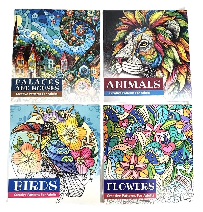 Розмальовка 23*25 см 32 арк (4 шт/уп) BK04146 (SA-0488) Імпорт