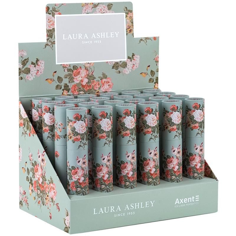 Ручка подарункова кулькова в футлярі синя Laura Ashley Timeless (24 шт/уп) AB1098-03-02 Axent