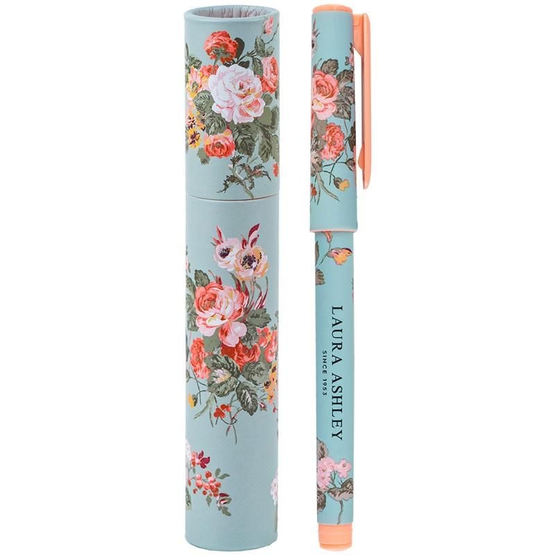 Ручка подарункова кулькова в футлярі синя Laura Ashley Timeless (24 шт/уп) AB1098-03-02 Axent