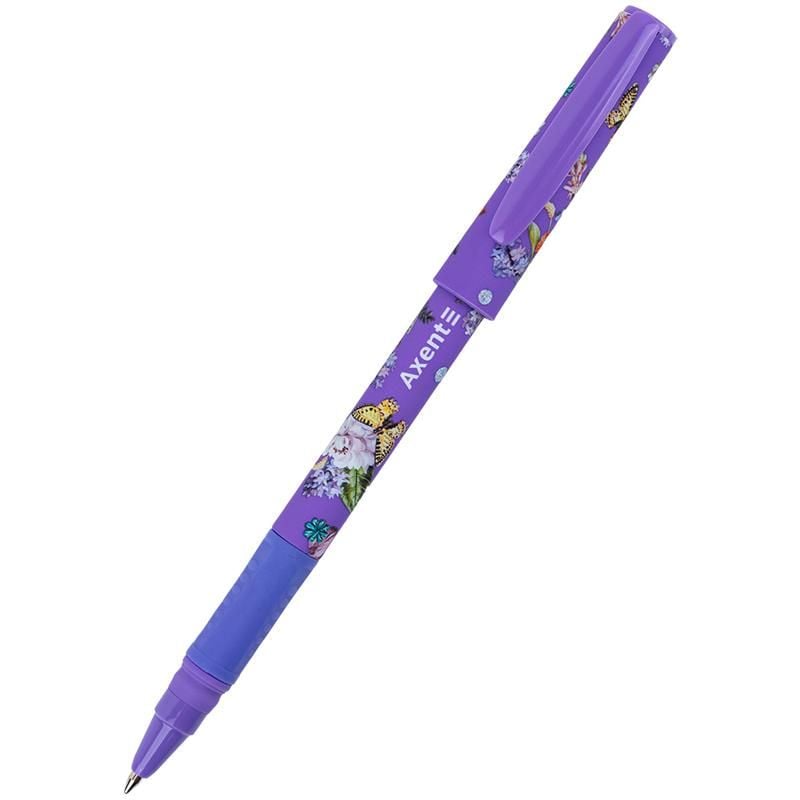 Ручка подарункова кулькова в футлярі синя Olga Selyshcheva Secret (24 шт/уп) AB1098-05-02 Axent