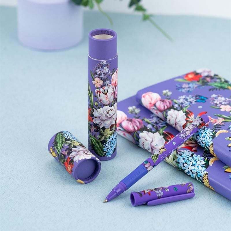 Ручка подарункова кулькова в футлярі синя Olga Selyshcheva Secret (24 шт/уп) AB1098-05-02 Axent