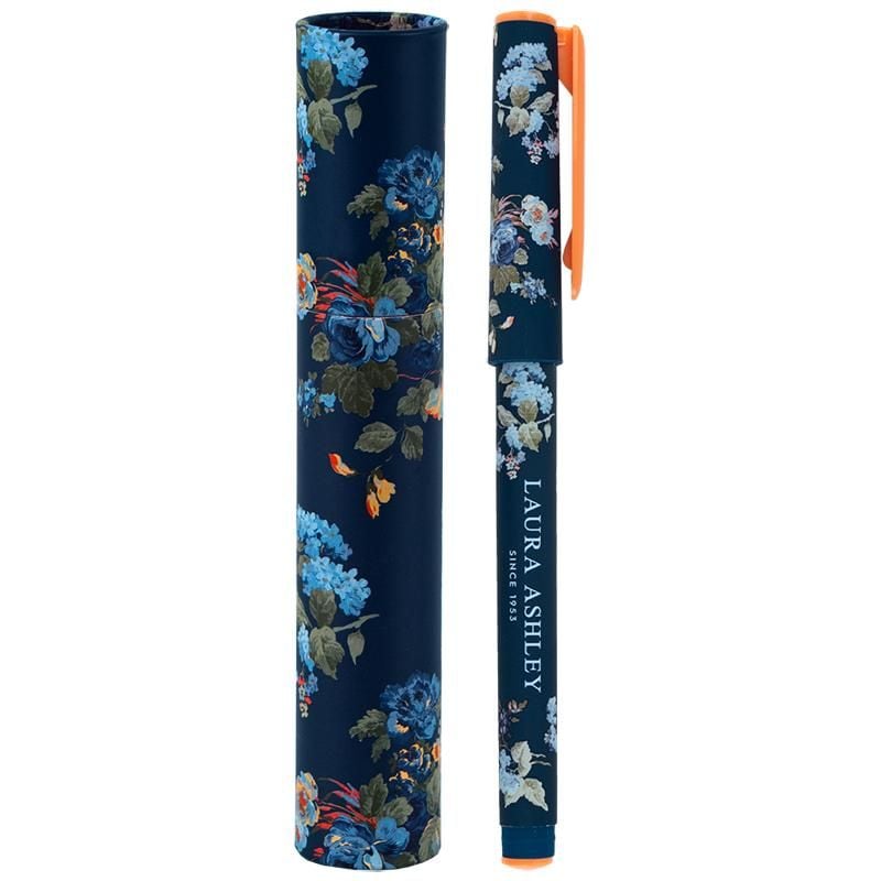 Ручка подарункова кулькова в футлярі синя Laura Ashley Gorgeous (24 шт/уп) AB1098-02-02 Axent