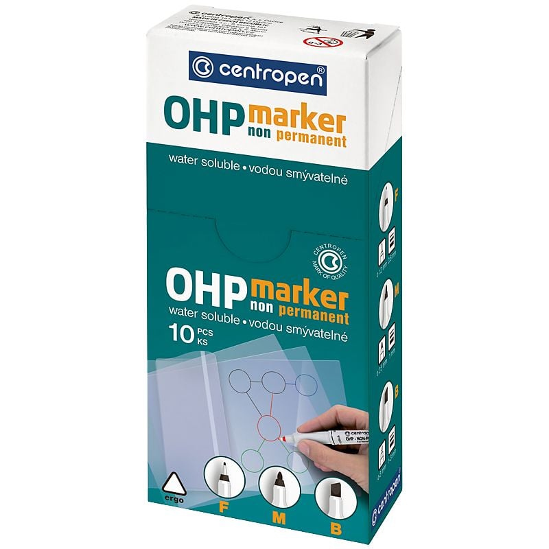 Маркер liner 0,6 мм синій (10 шт/уп) 2646/03 Centropen