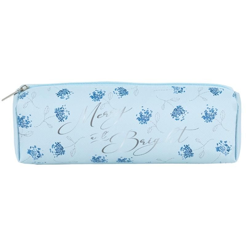 Пенал тубус Flower Symphony-2 блакитний 1456-2 Axent