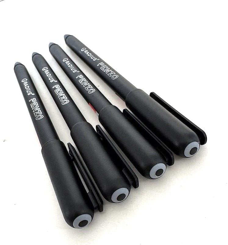 Ручка масляна 0.7 мм чорна (Індія) (50 шт/уп) PENZO RADIUS