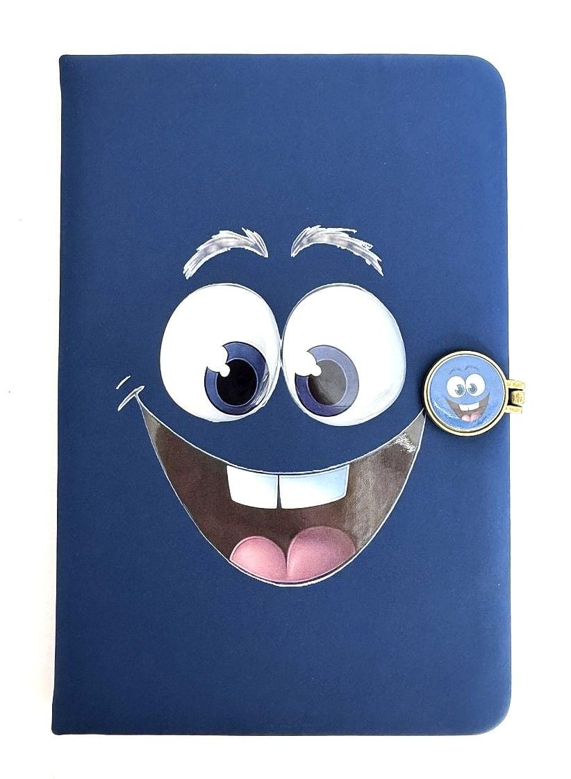 Блокнот А5 на магніті 80 арк лінія Smiley 763876ML MALEVARO