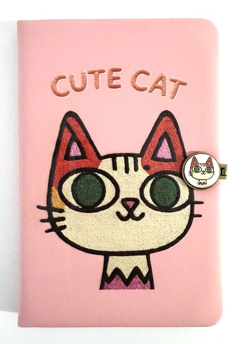 Блокнот А5 на магніті 80 арк лінія Cute Cat 763883ML MALEVARO