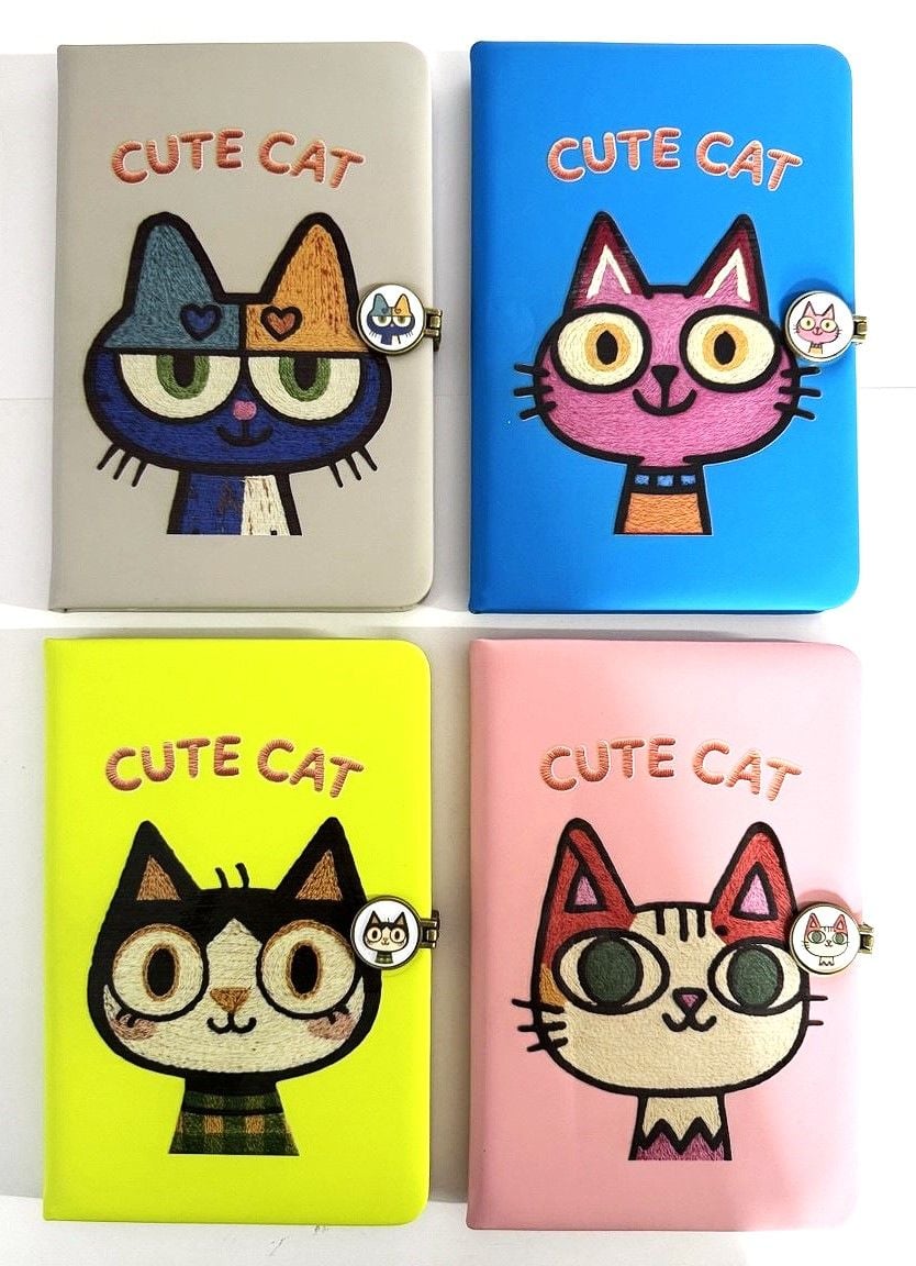 Блокнот А5 на магніті 80 арк лінія Cute Cat 763883ML MALEVARO