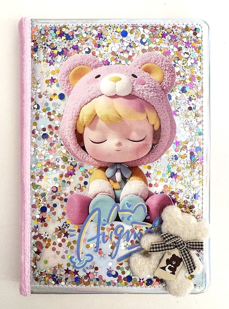 Блокнот А5  80 арк лінія плюшевий Teddy 3 763906ML MALEVARO